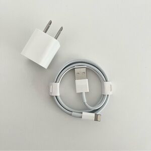 Apple 5W USB Power Adapter and cable